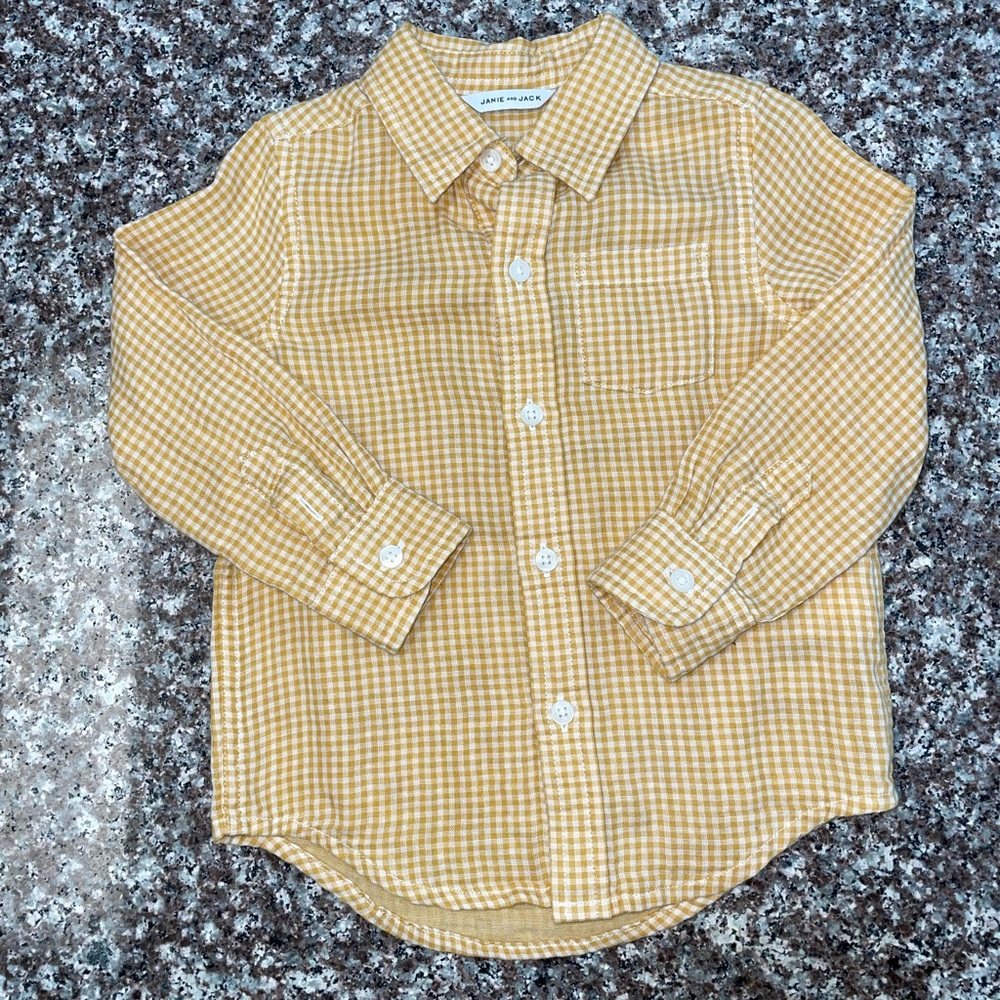 Janie & Jack Button Up 🐡